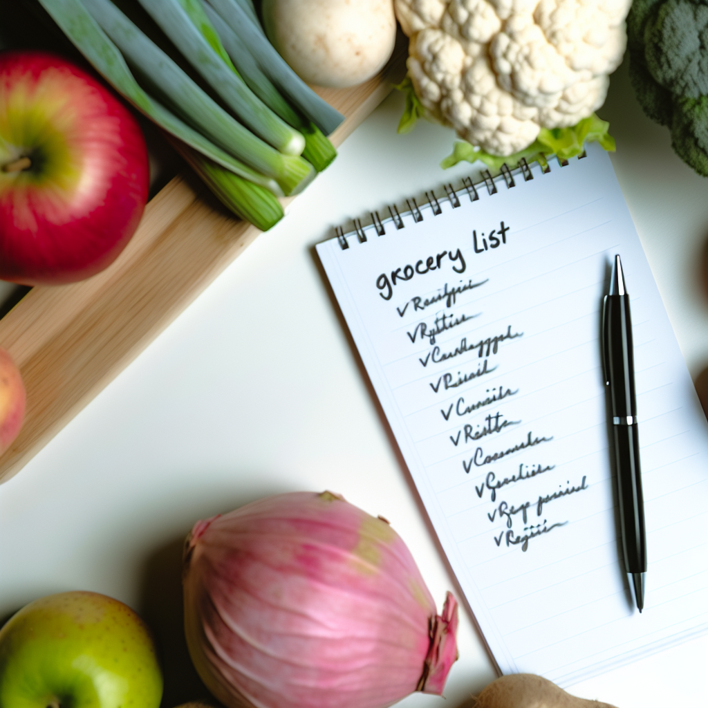 Organized grocery planning